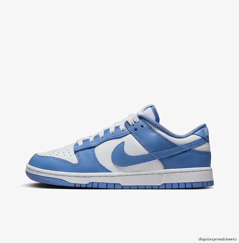 Nike Dunk Low Blue and White Trendy Shoes
