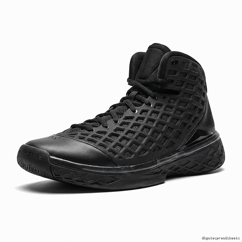 Nike high-top black sports shoes