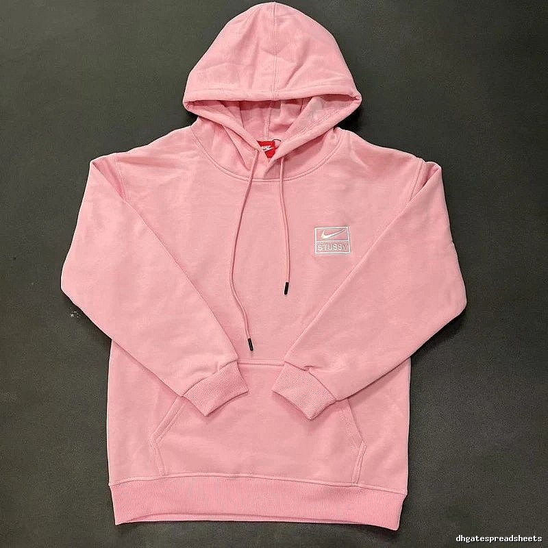 Nike Pink Zip Hoodie Casual Layering Swoosh