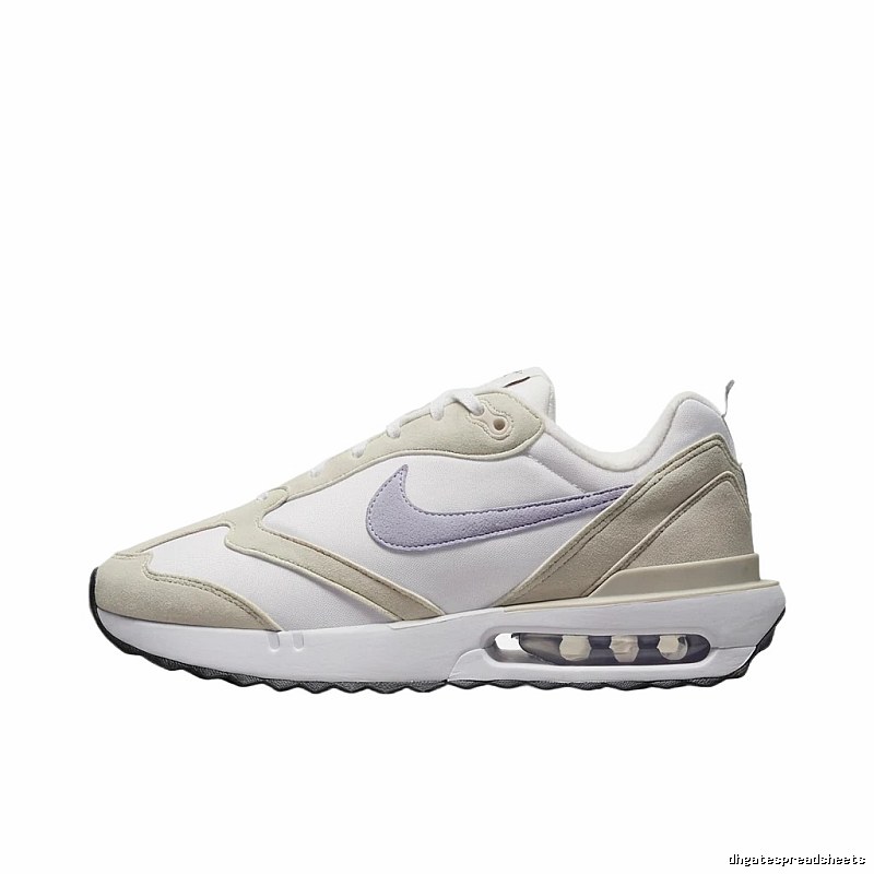 Nike retro-style white and grey sports shoes