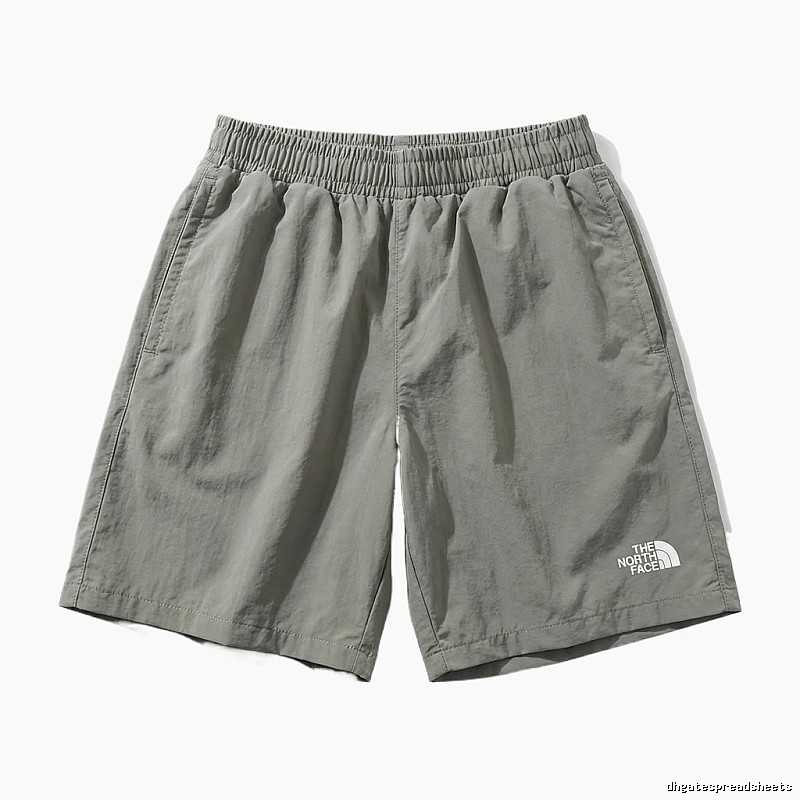 North Face casual style gray-green shorts