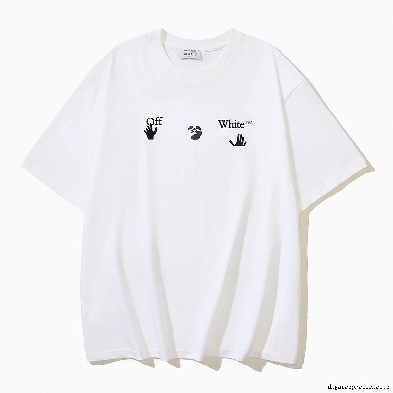 Off-White Gesture Style White T-shirt