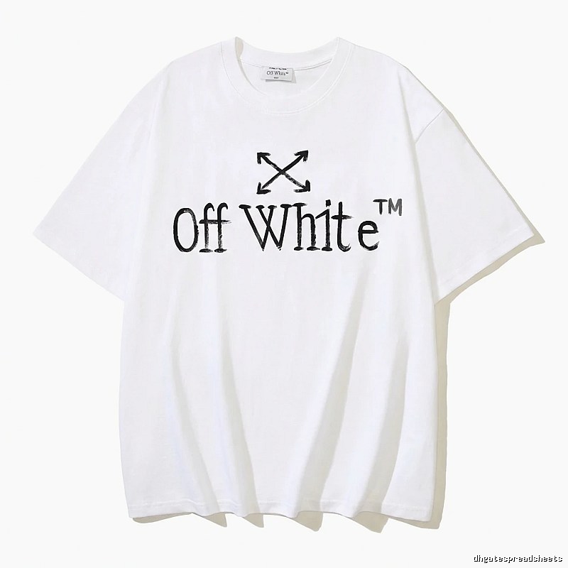 Off-White simple style white T-shirt