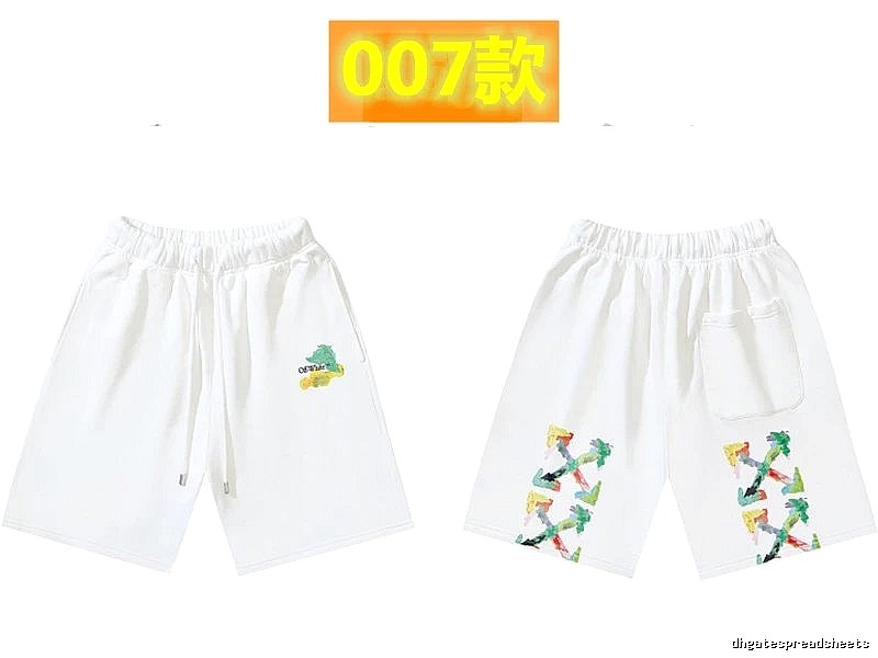Off-White Style 007 Trendy White Shorts