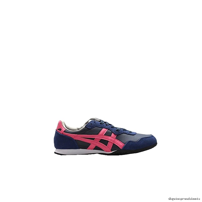 Onitsuka Tiger retro-style blue and pink sports shoes