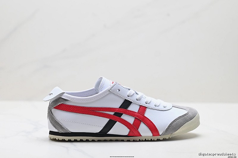 Onitsuka Tiger retro - style white and red sports shoes