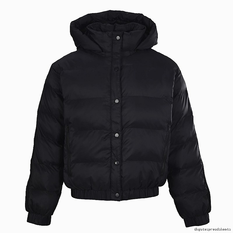 Outdoor Edit Hooded Puffer Jacket - Black