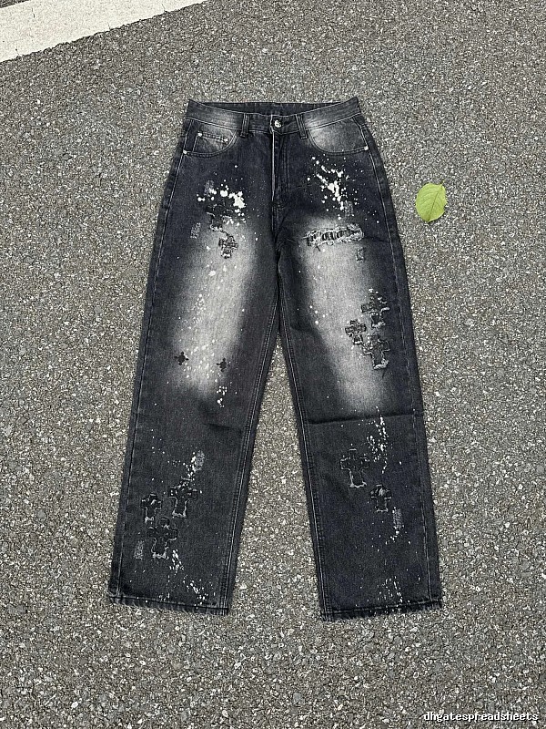 Outdoor Edit Splatter Jeans - Black