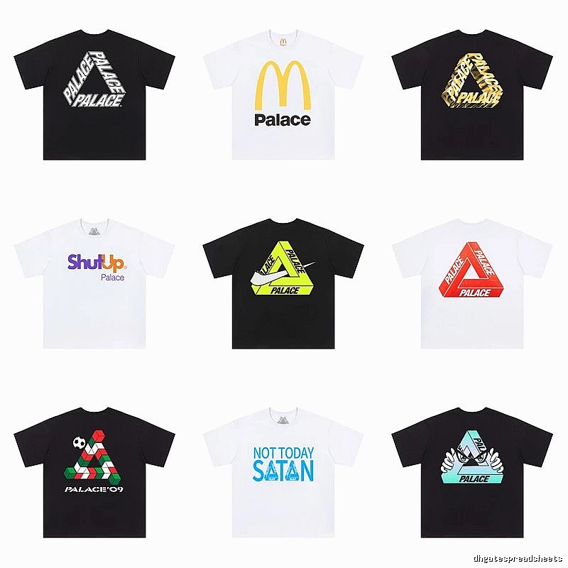 Palace Triangle Series Street Style Multicolor T-shirt