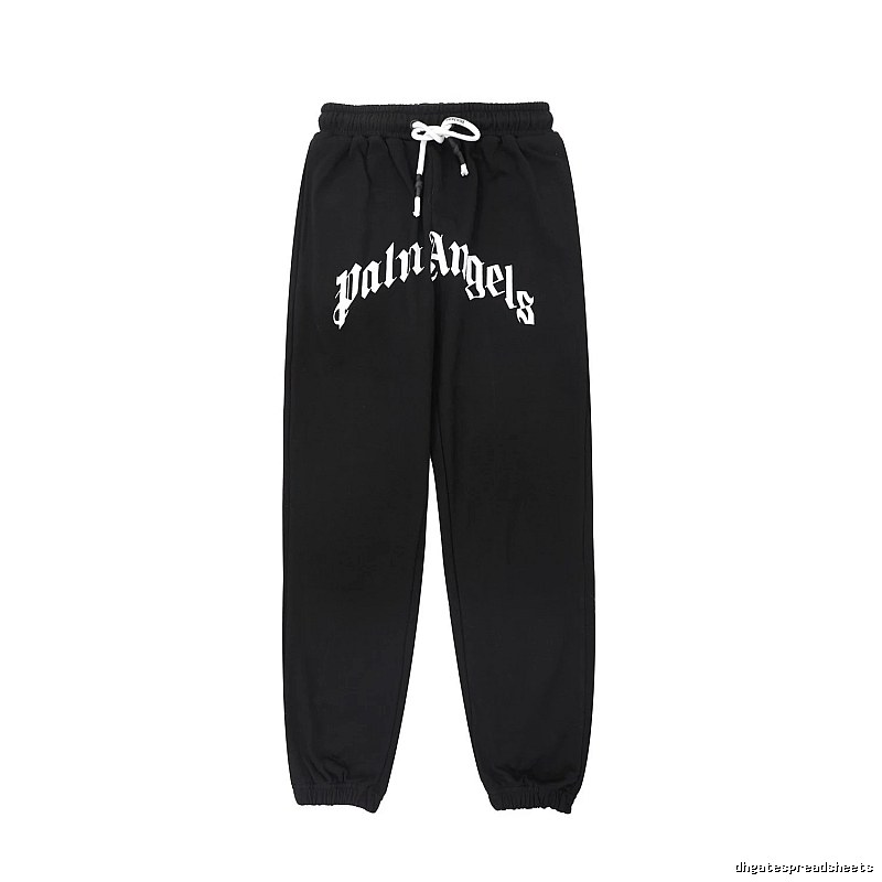 Palm Angels Gothic Style Black Sweatpants