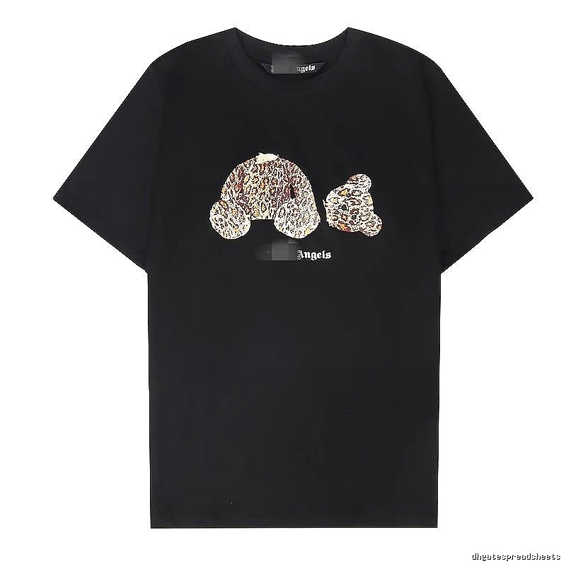 Palm Angels Statement Bear graphic T-shirt White Colorful Bear for Easy Pairing