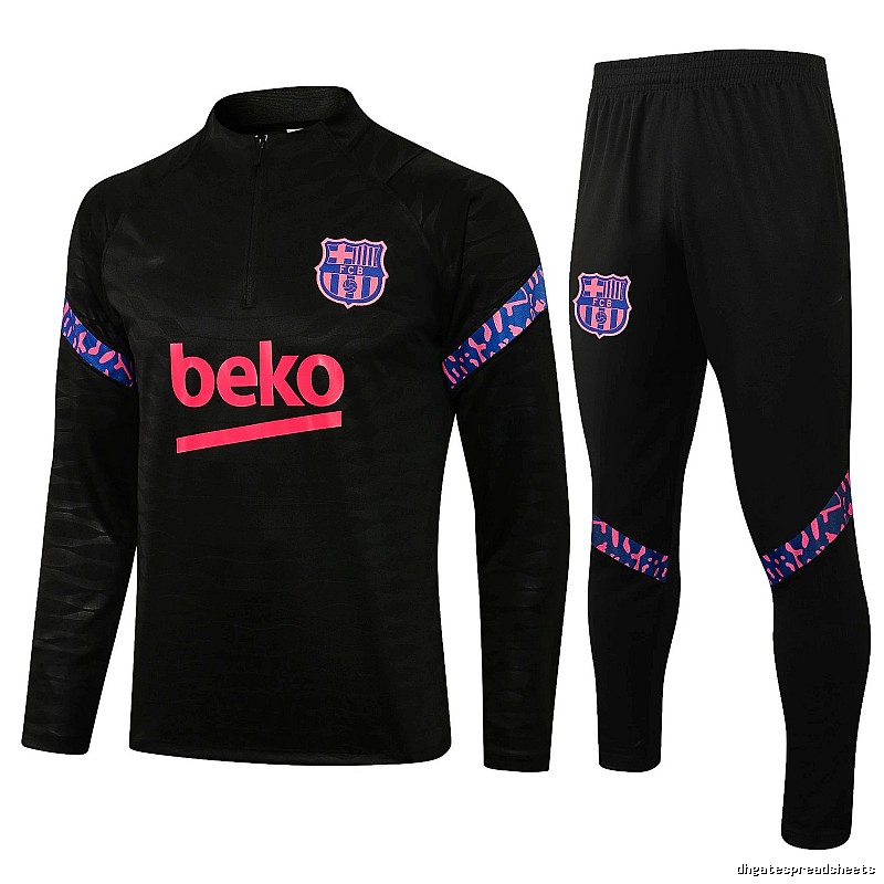 Paris Saint-Germain 2021-22 Black Training Tracksuit Set Statement Graphic