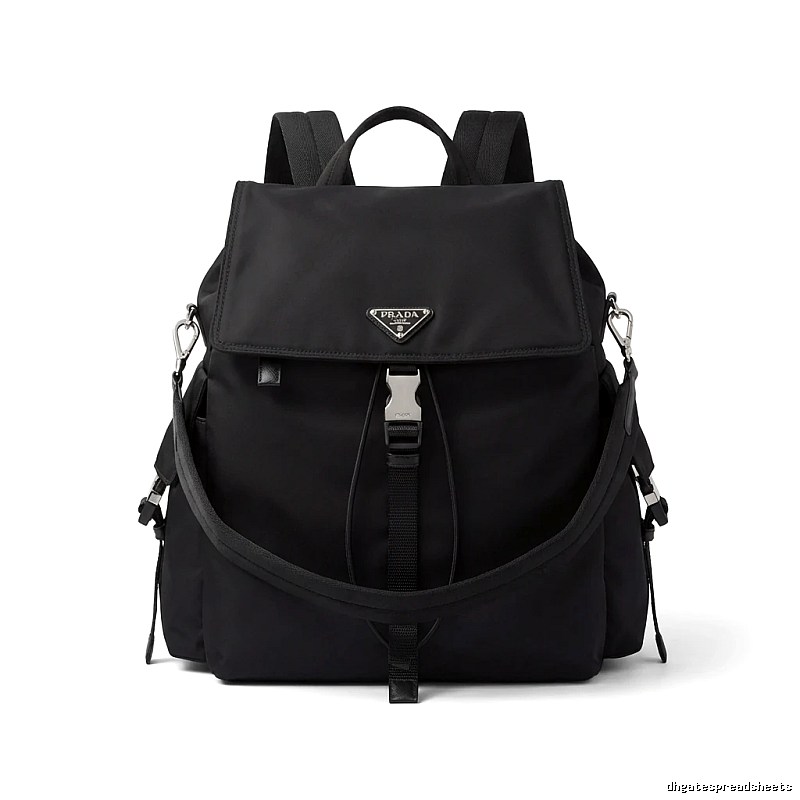 Prada classic black backpack
