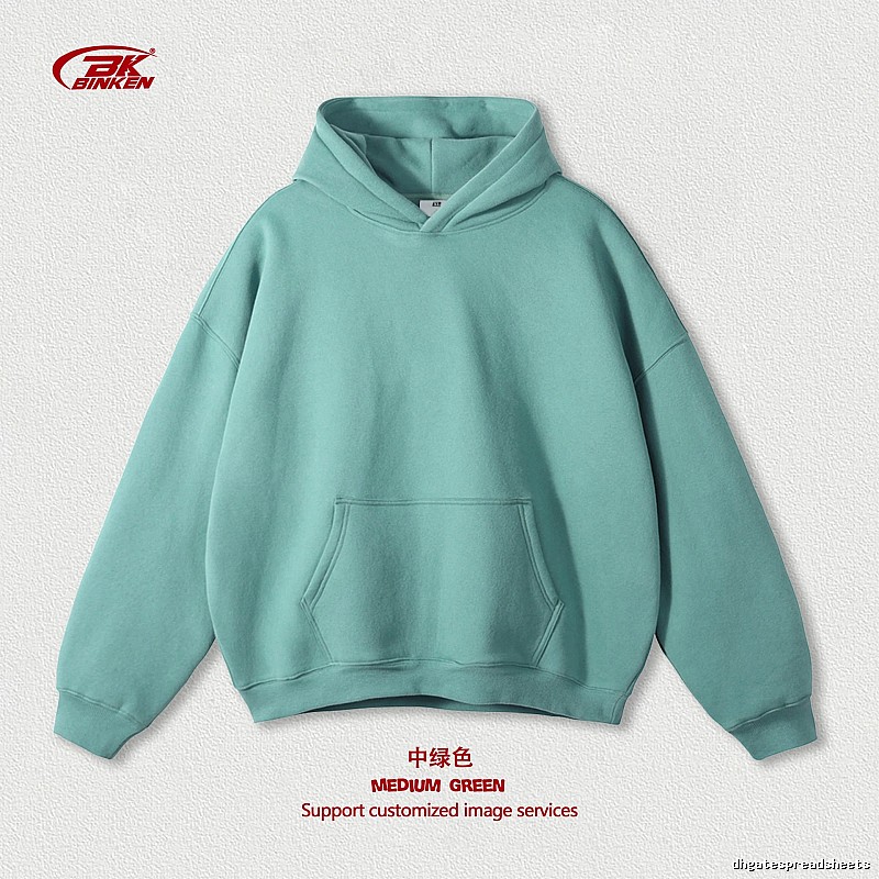 Premium Style Pullover hoodie Navy Blank Kangaroo for Resort Outfits