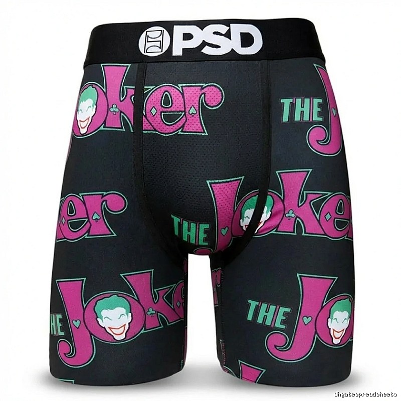 PSD clown print black panties