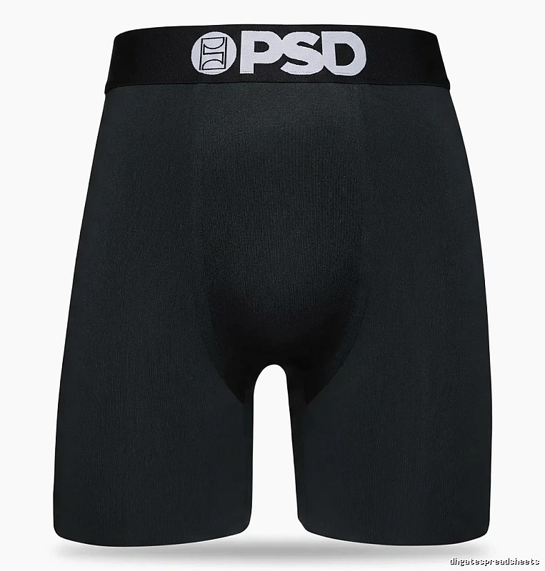 PSD Men's Simple Style Black Shorts