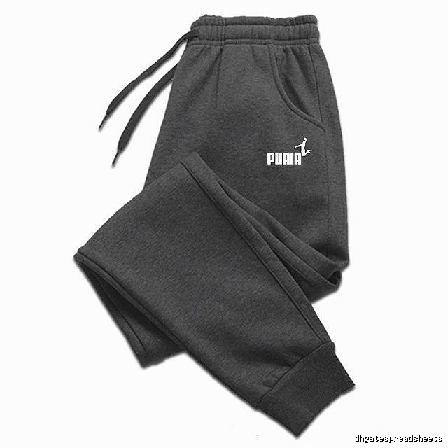 Puma Travel Sweatpants Black Drawstring Sweatpants with Soft Visual Tone