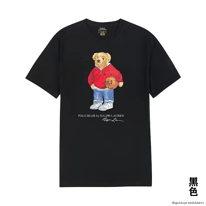 Ralph Lauren Bear Series Black T-shirt