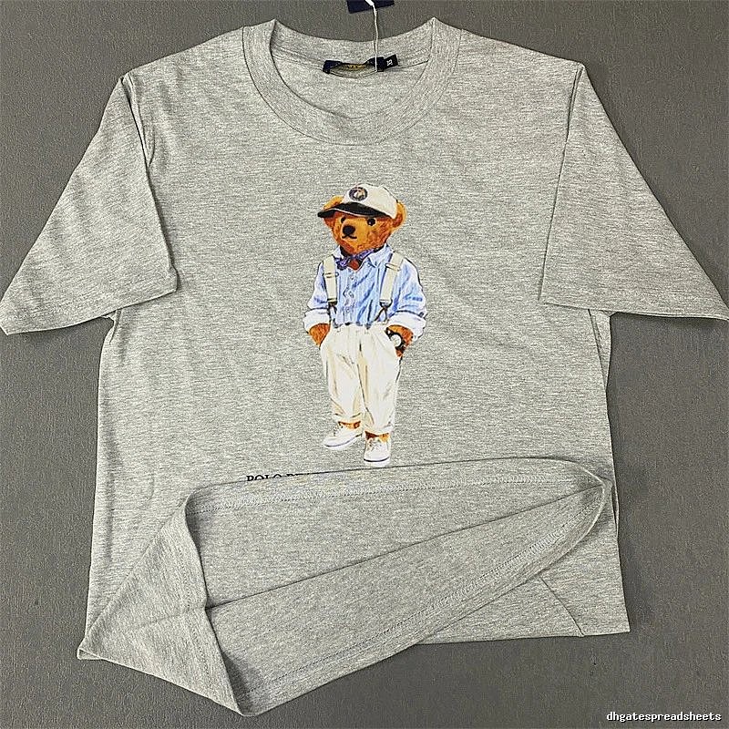 Ralph Lauren Bear Style Grey T-shirt