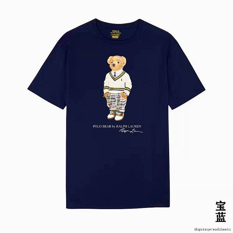 Ralph Lauren Bear Trend Brand Sapphire Blue T-shirt