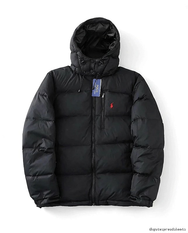 Ralph Lauren Polo Black Trendy Brand Down Jacket