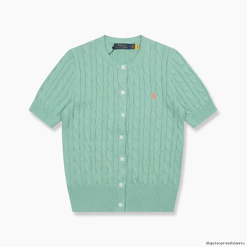 Ralph Lauren Polo light green knitted cardigan