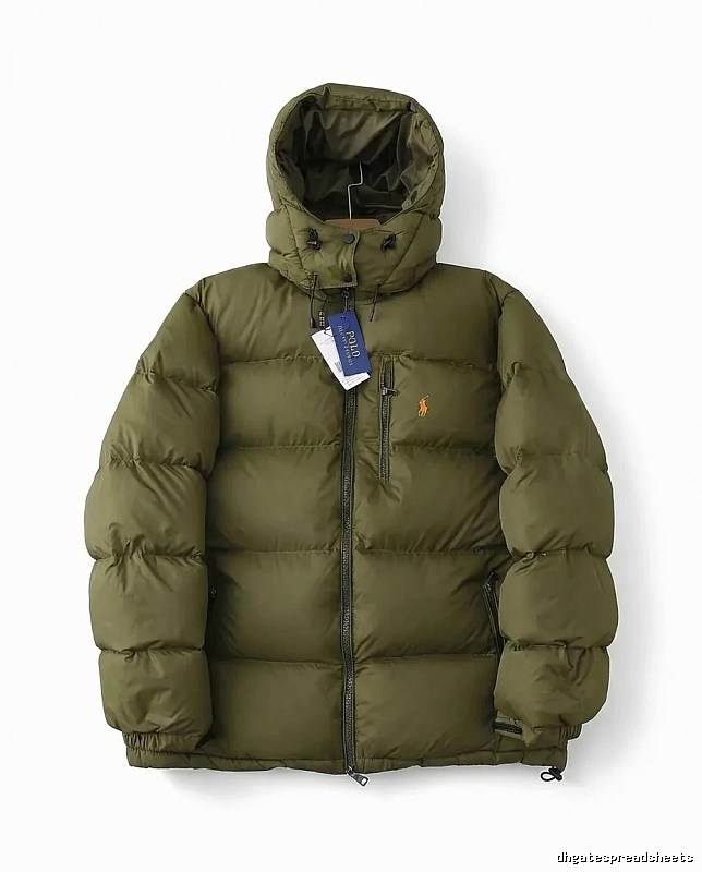 Ralph Lauren Polo Military Green Trendy Down Jacket