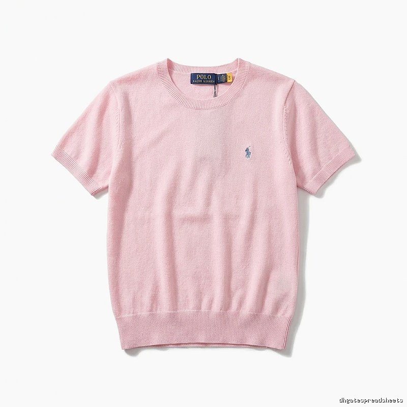 Ralph Lauren Polo pink trendy brand short-sleeve shirt