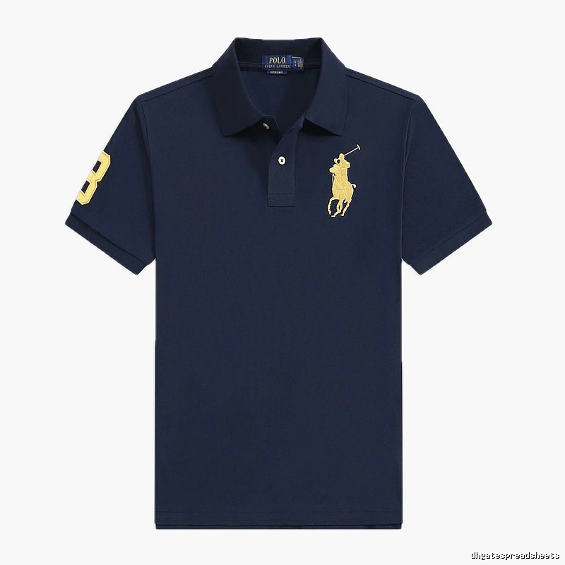 Ralph Lauren Polo retro-style navy blue shirt
