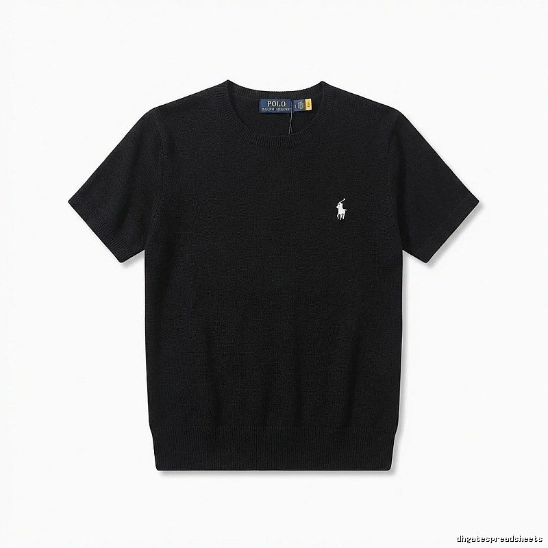 Ralph Lauren Polo series black short-sleeved shirts