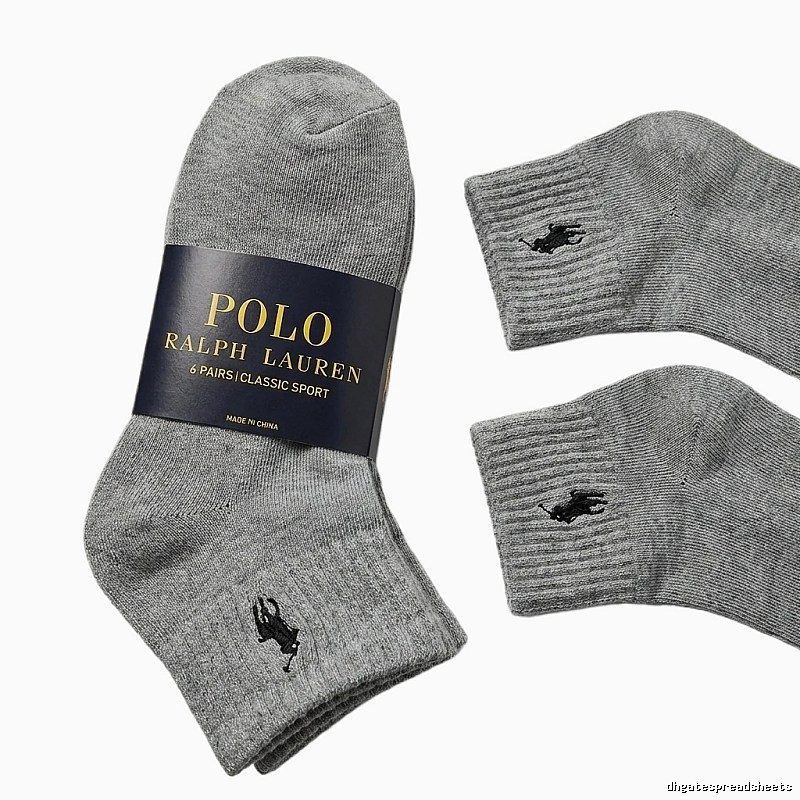Ralph Lauren Polo Sporty Grey Socks
