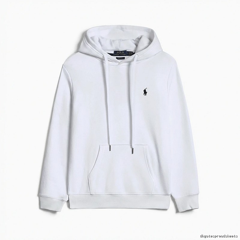 Ralph Lauren Polo white hooded sweatshirt