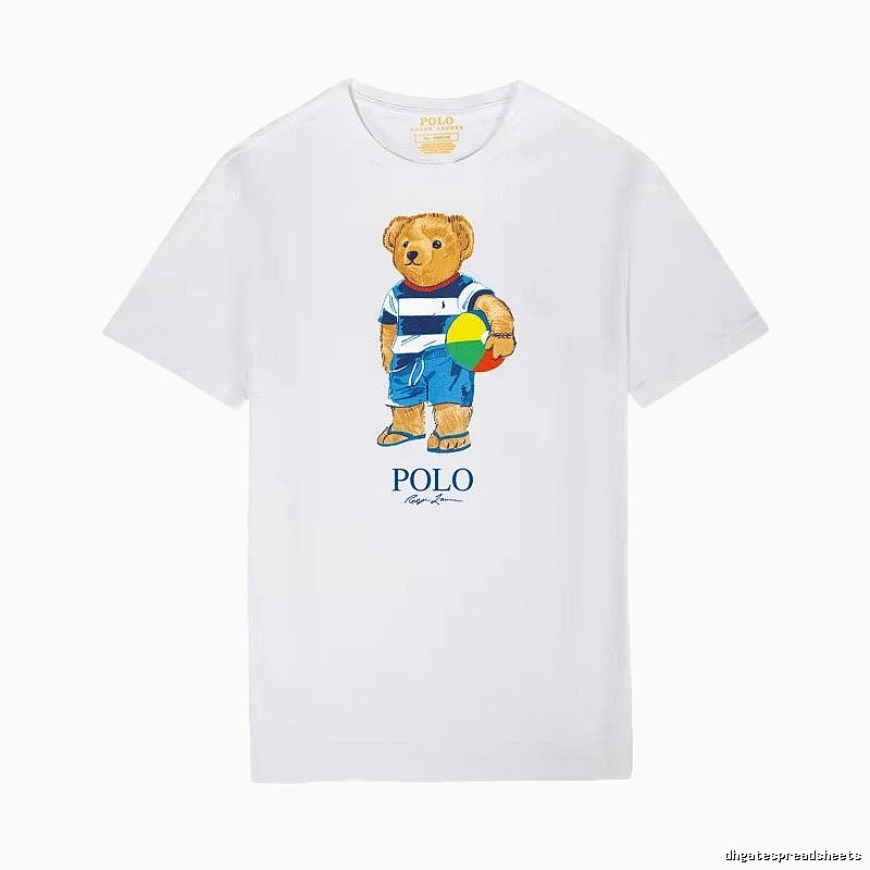 Ralph Lauren white T-shirt with teddy bear print