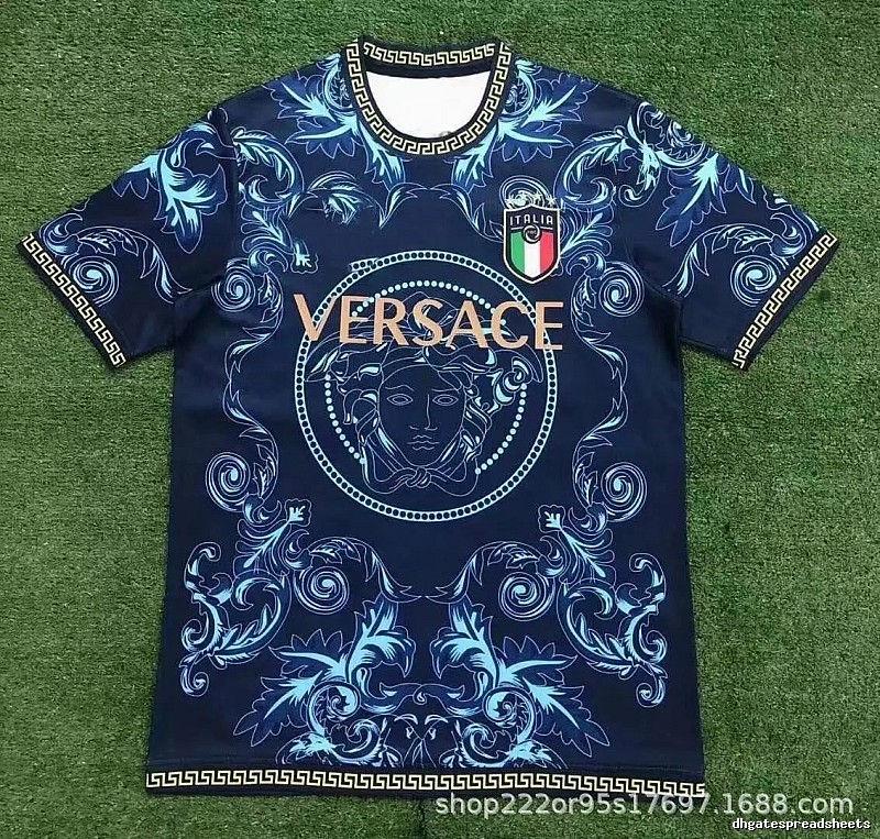 Real Madrid Blue Dragon Soccer Jersey Poolside Style