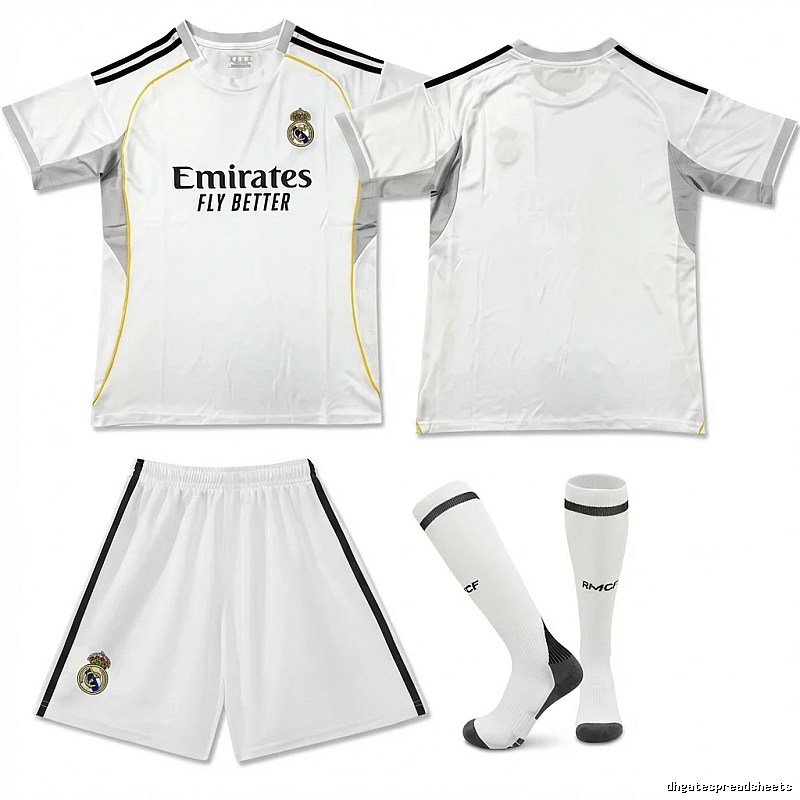 Real Madrid home court sportswear set