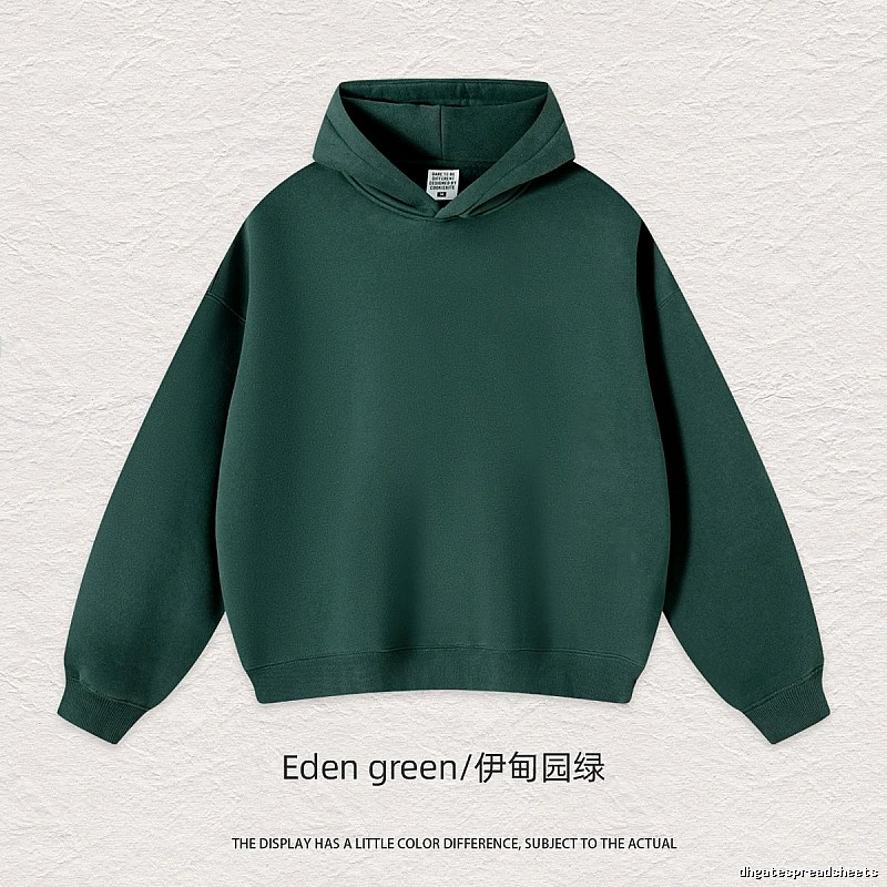 Relaxed Blank pullover hoodie Black Minimal A with Designer-Inspired Detail