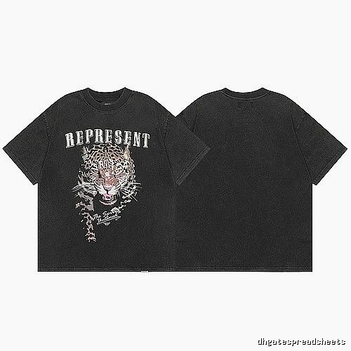 Represent Black Style 821 Owners Club T-Shirt Soft Neutral Logo