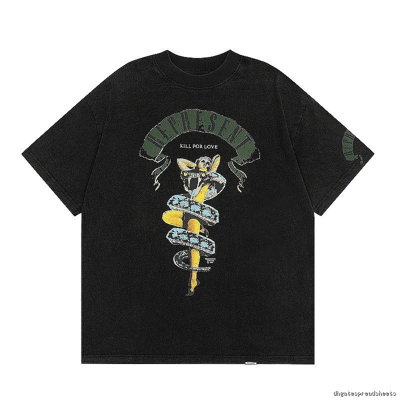 Represent Black Style 833 Owners Club T-Shirt Summer Styling Logo