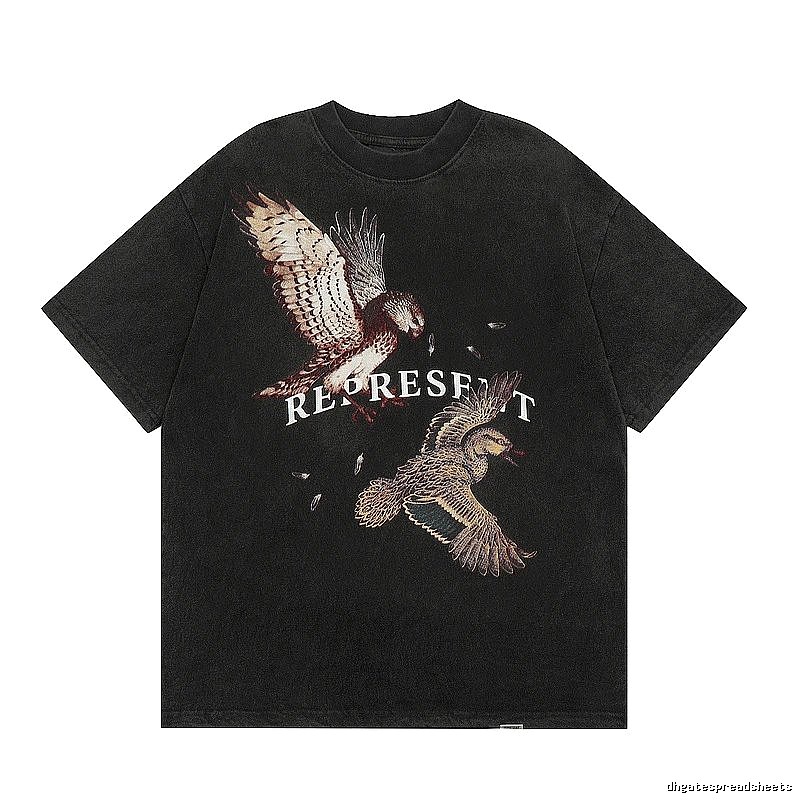 Represent Black Style 858 Owners Club T-Shirt Resort Wear Logo
