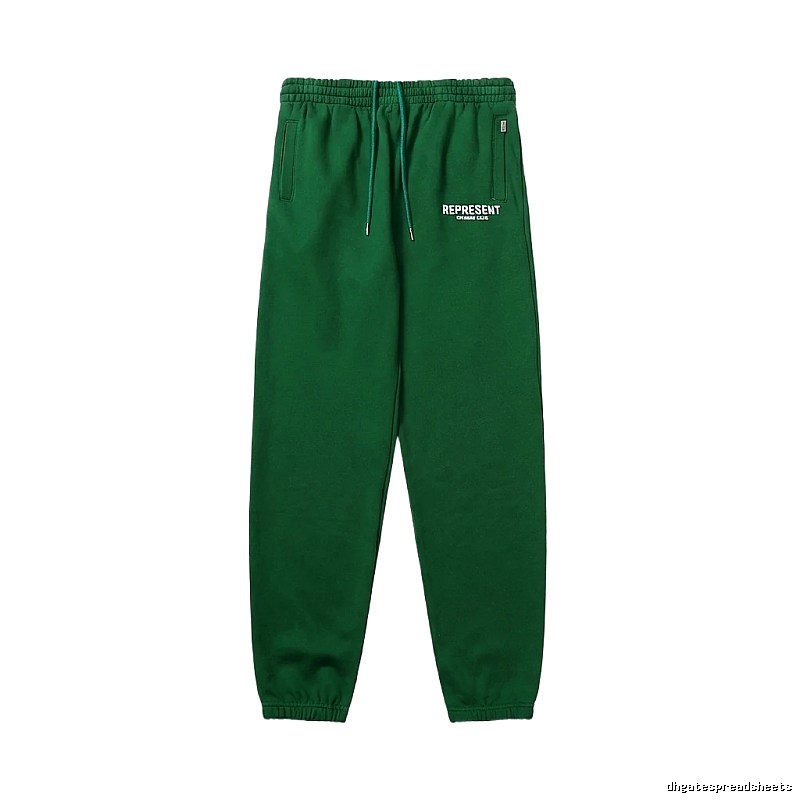 Represent Trendy Brand Casual Green Sweatpants