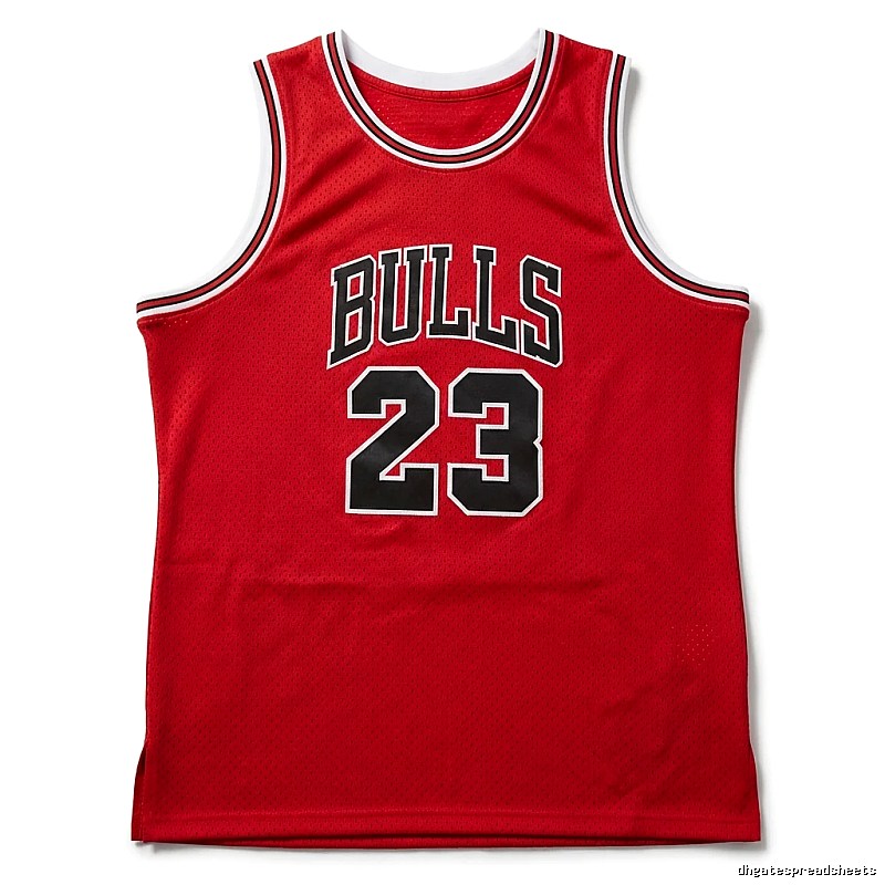 Retro-style red jersey of the Michael Jordan