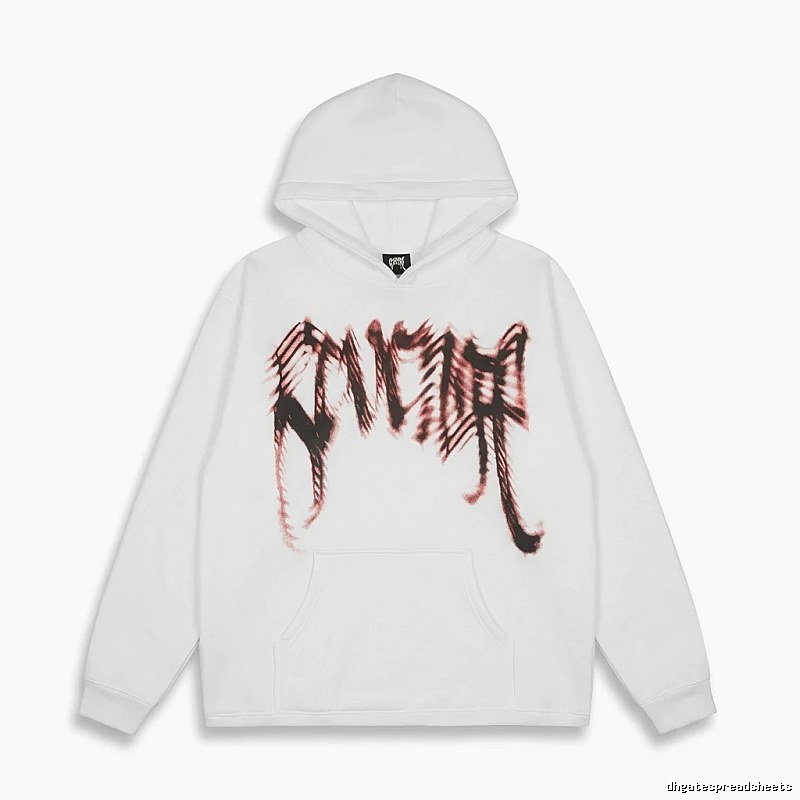 Revenge Gothic Style White Hoodie