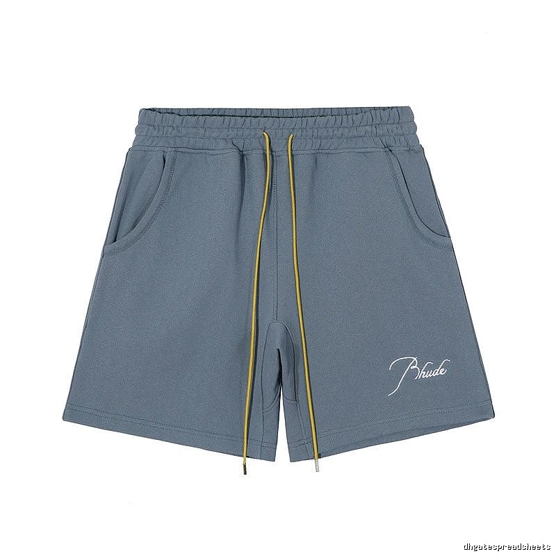 RHUDE casual style gray shorts