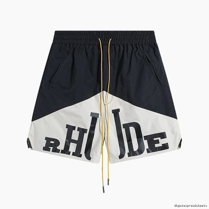 RHUDE Color-blocking Trendy Brand Shorts