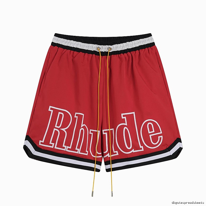 RHUDE sporty red shorts