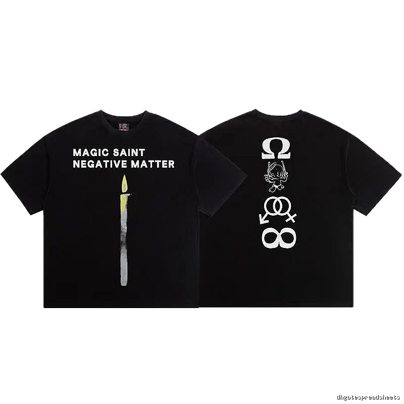 SAINT Magic Collection Street Style Black T-Shirt