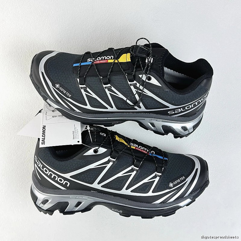 Salomon Black Treaded Trail Sole Trail Sneakers