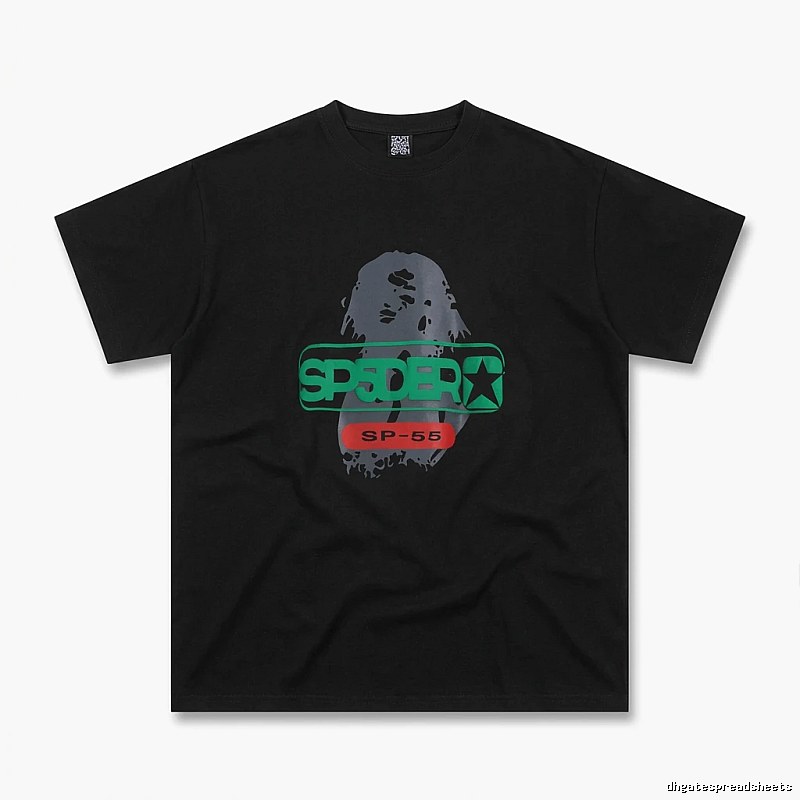 Sp5der Dark Cool Trend Short Sleeve