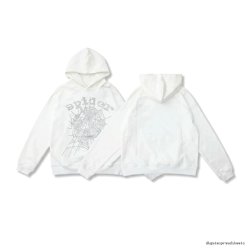 Sp5der Spider Series White Streetwear Sweatshirt