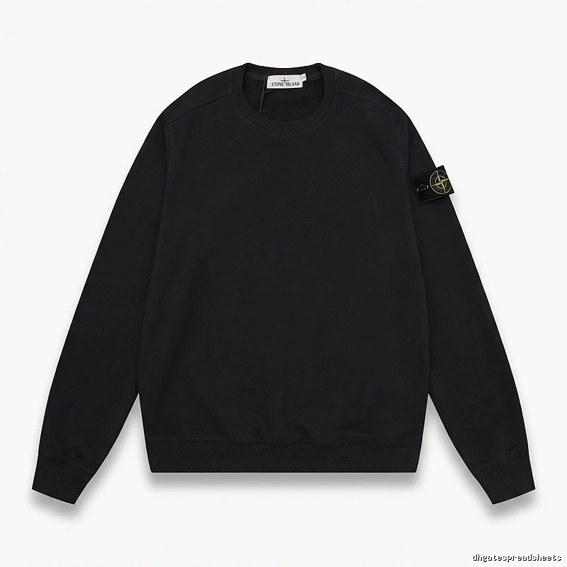Stone Island basic black sweatshirt